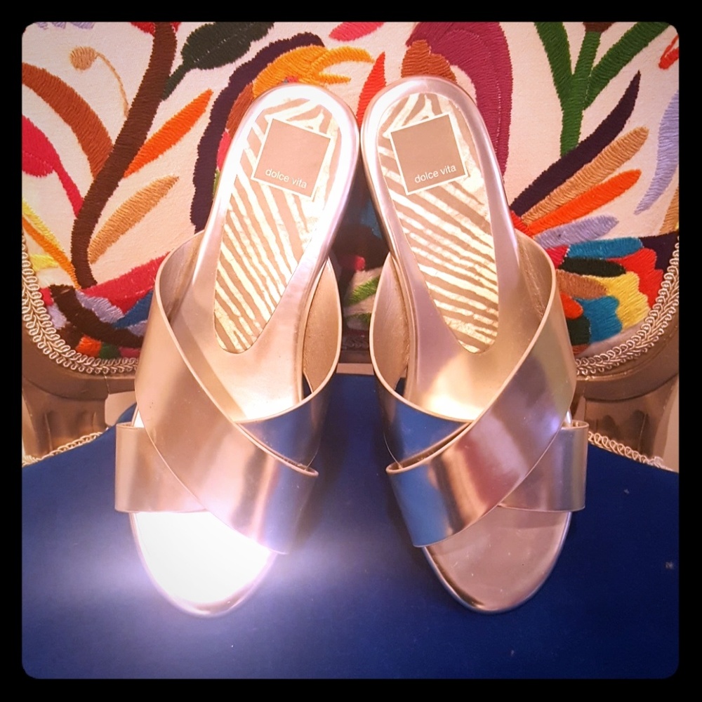 Dolce Vita Cross Strap Slide Sandal